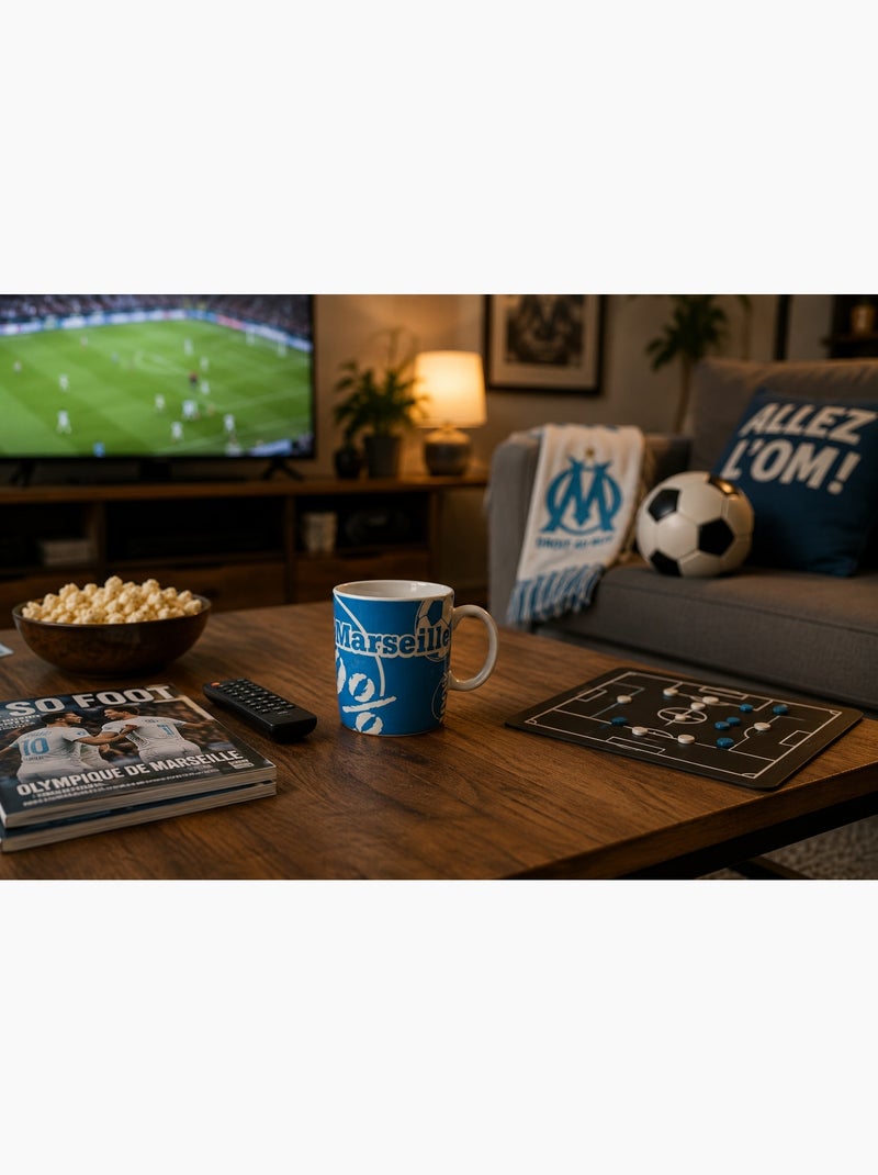 Mug Foot et Marseille – Céramique Bleu - Kiabi