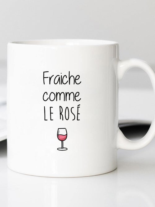 Mug FRAÎCHE COMME LE ROSÉ - Kiabi