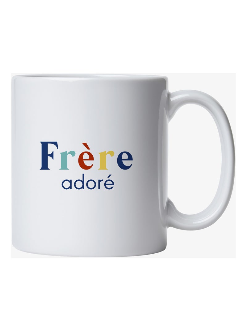 Mug FRÈRE ADORÉ Blanc - Kiabi