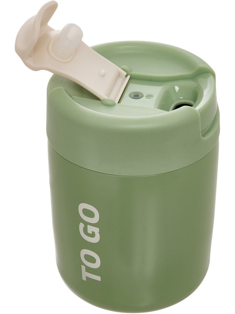 Mug isotherme 0,3L avec couvercle Vert - Kiabi