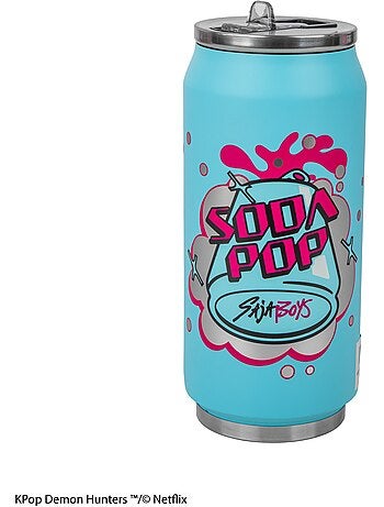 Mug Isotherme avec Paille Soda Pop - KPop Demon Hunters