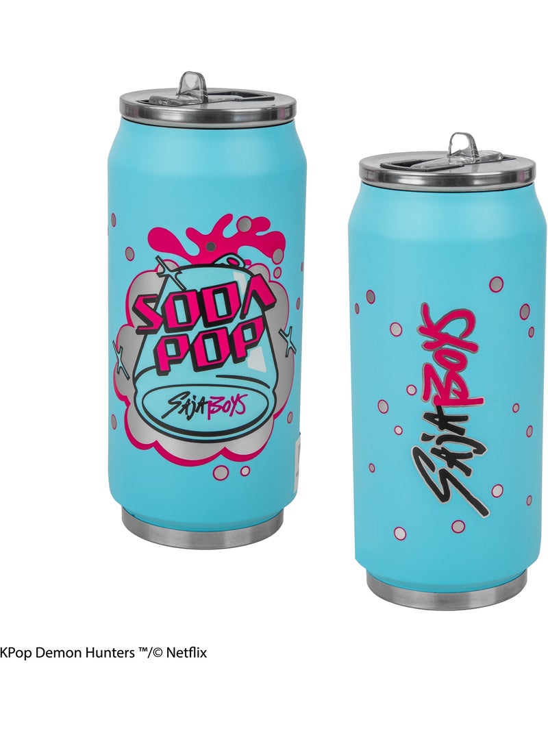 Mug Isotherme avec Paille Soda Pop - KPop Demon Hunters Bleu - Kiabi