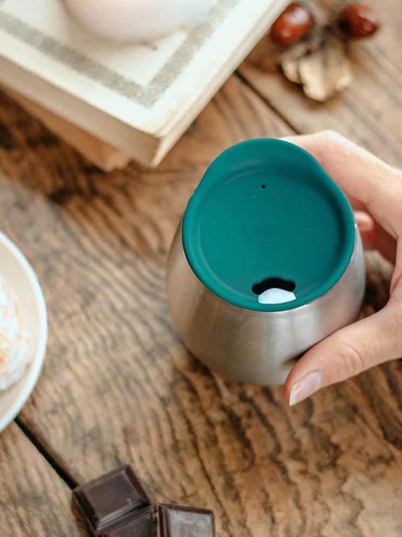 Mug isotherme en inox Cosy Ginkgo Vert - Kiabi