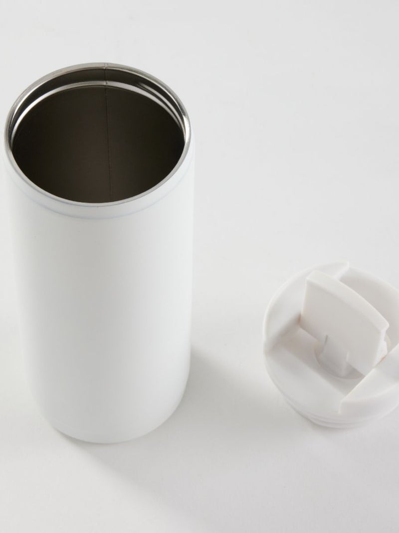 Mug isotherme en inox KITCHEN Blanc - Kiabi