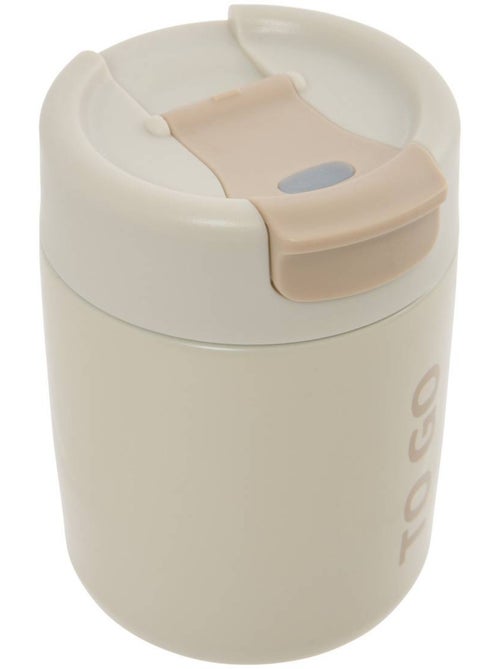 Mug isotherme rond en acier inoxydable - Kiabi