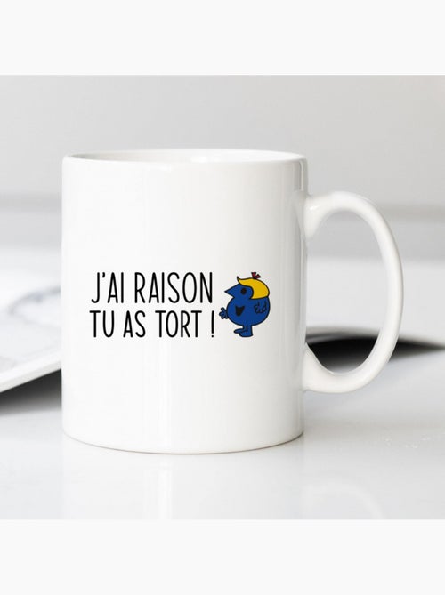 Mug J AI RAISON TU AS TORT - Kiabi