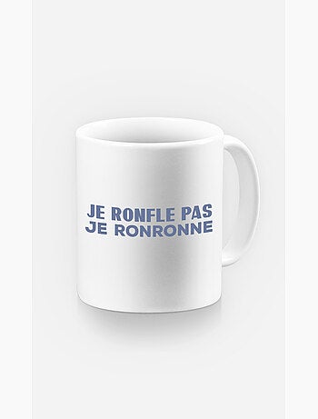 Mug JE NE RONFLE PAS JE RONRONNE