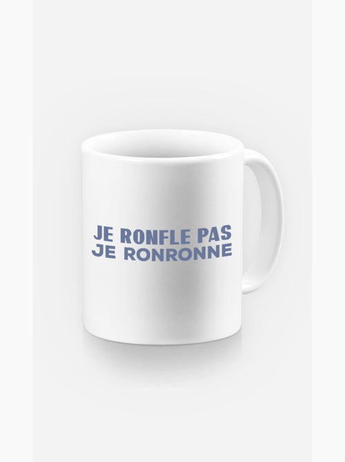 Mug JE NE RONFLE PAS JE RONRONNE - Kiabi