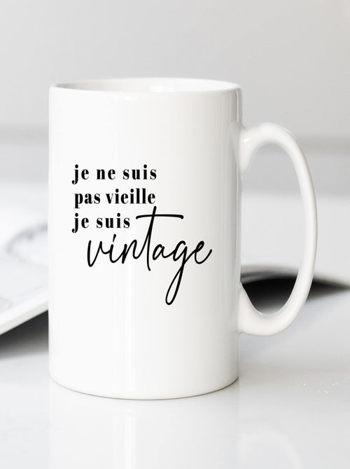 Mug JE NE SUIS PAS VIEILLE JE SUIS VINTAGE - Kiabi