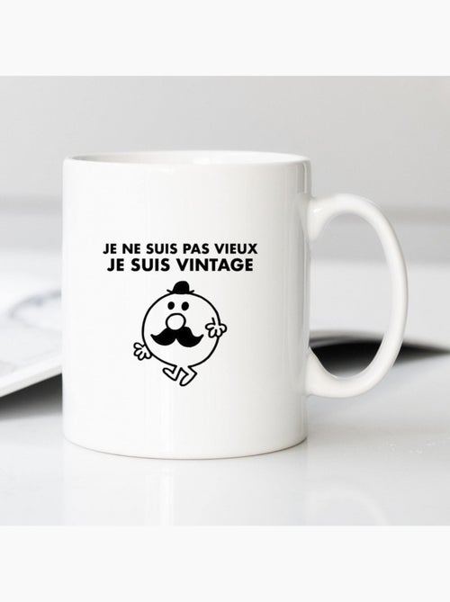 Mug JE NE SUIS PAS VIEUX JE SUIS VINTAGE - Kiabi Mug JE NE SUIS PAS VIEUX JE SUIS VINTAGE - Kiabi