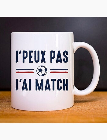 Mug JE PEUX PAS J'AI MATCH