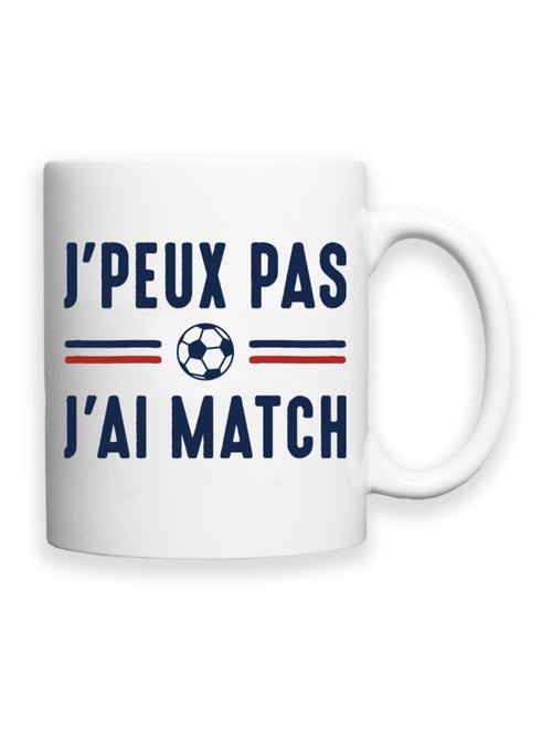 Mug JE PEUX PAS J'AI MATCH - Kiabi