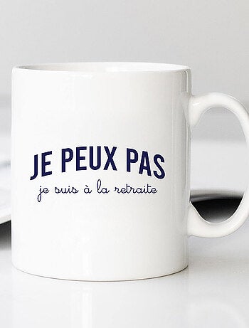 Mug JE PEUX PAS JE SUIS À LA RETRAITE