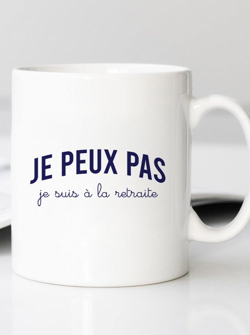 Mug JE PEUX PAS JE SUIS À LA RETRAITE - Kiabi