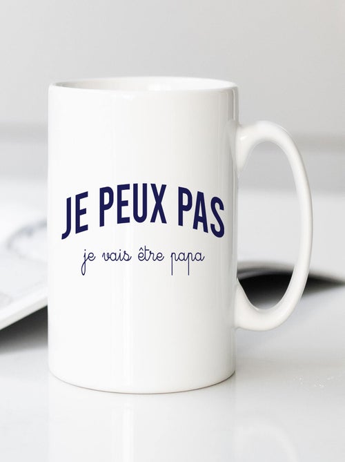 Mug JE PEUX PAS JE VAIS ÊTRE PAPA - Kiabi