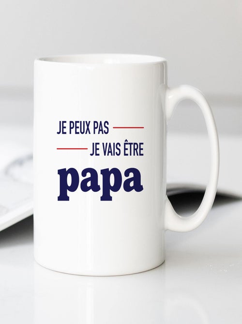 Mug JE PEUX PAS JE VAIS ÊTRE PAPA MPT - Kiabi