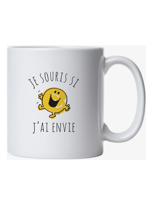 Mug JE SOURIS SI J'AI ENVIE - Kiabi