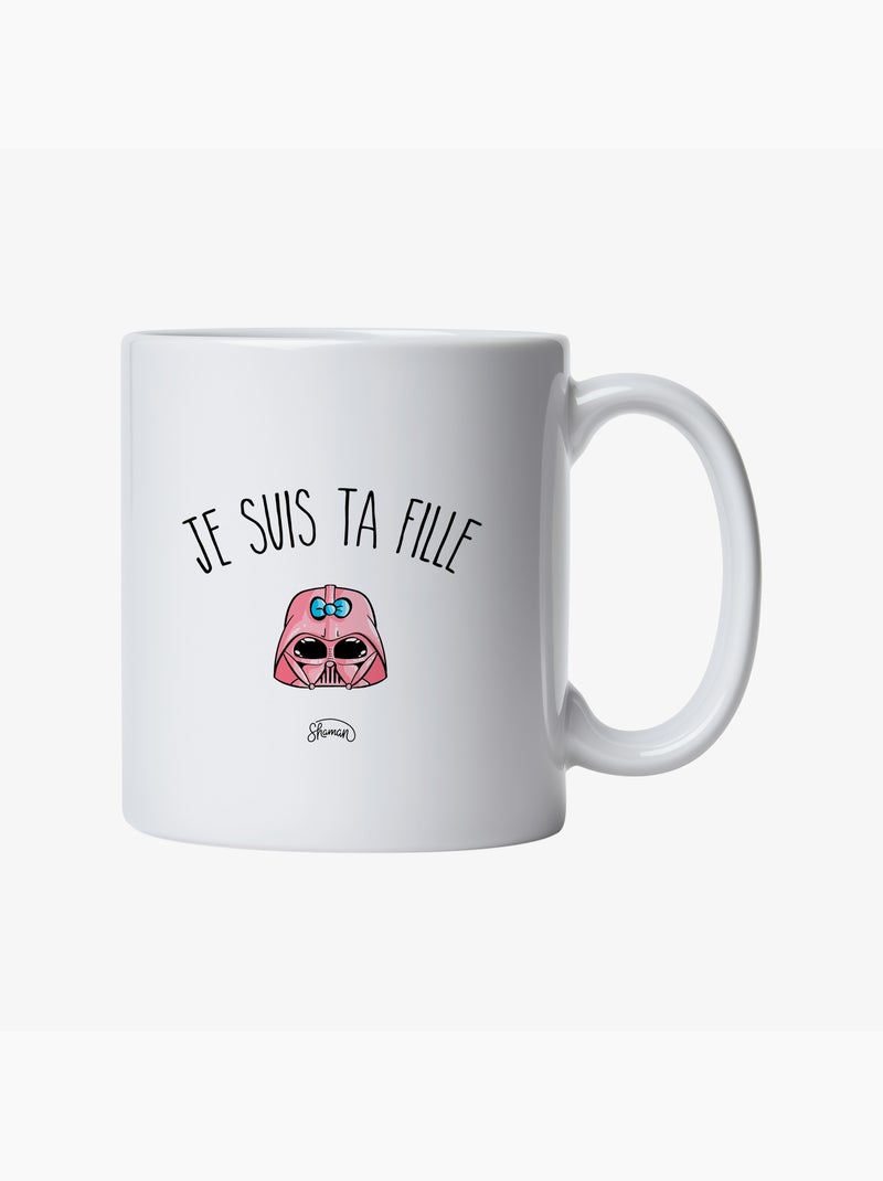Mug JE SUIS TA FILLE Blanc - Kiabi