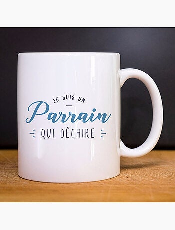 Mug JE SUIS UN PARRAIN QUI DÉCHIRE