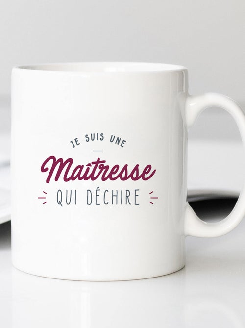 Mug JE SUIS UNE MAÎTRESSE QUI DÉCHIRE - Kiabi