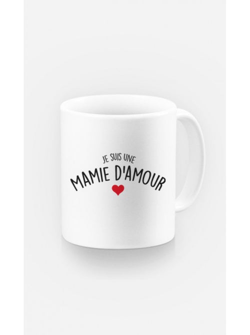 Mug JE SUIS UNE MAMIE D'AMOUR - Kiabi