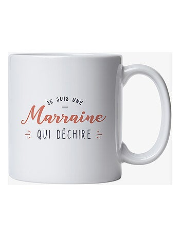 Mug JE SUIS UNE MARRAINE QUI DÉCHIRE