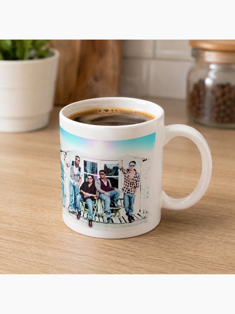 Mug JLS 330 ml en céramique Blanc - Kiabi
