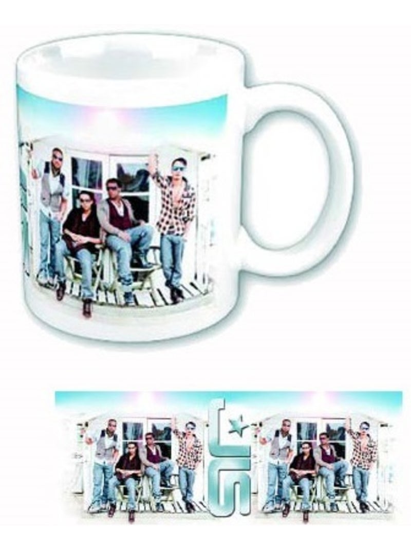 Mug JLS 330 ml en céramique Blanc - Kiabi