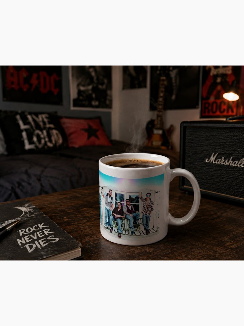 Mug JLS 330 ml en céramique Blanc - Kiabi