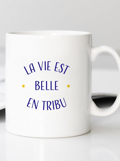 Mug LA VIE EST BELLE EN TRIBU - Kiabi
