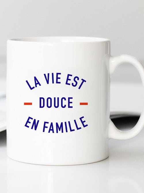 Mug LA VIE EST DOUCE EN FAMILLE - Kiabi