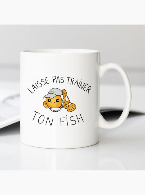 Mug LAISSE PAS TRAINER TON FISH - Kiabi