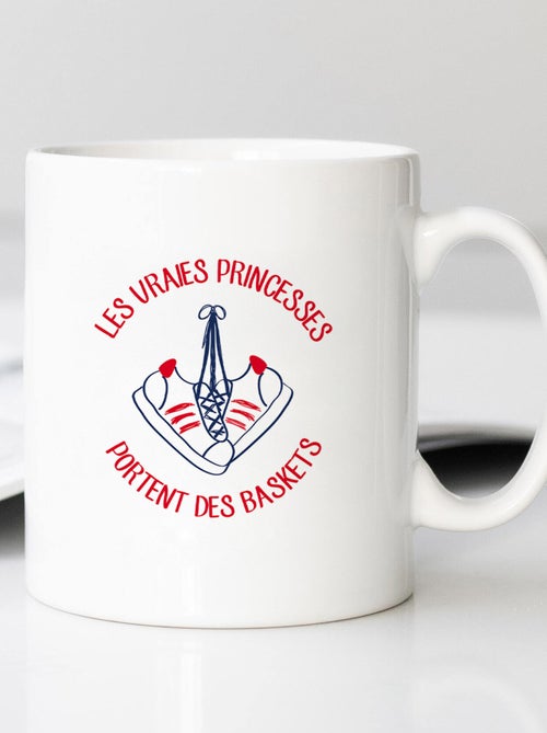 Mug LES VRAIES PRINCESSES PORTENT DES BASKETS - Kiabi