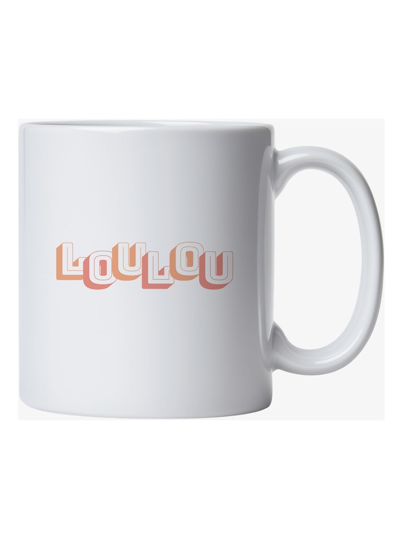 Mug LOULOU COEUR Blanc - Kiabi