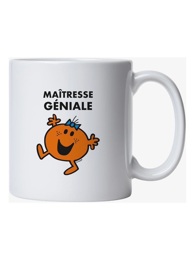 Mug MAITRESSE GENIALE Blanc - Kiabi
