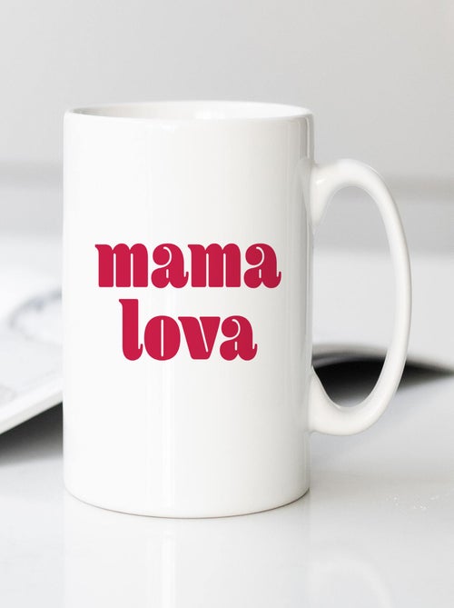 Mug MAMA LOVA CŒUR ROUGE - Kiabi