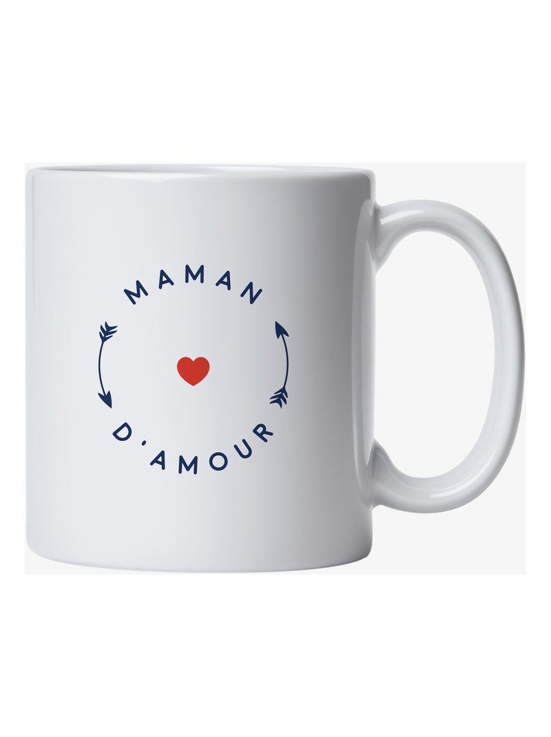 Mug MAMAN D'AMOUR 2 MPT Blanc - Kiabi