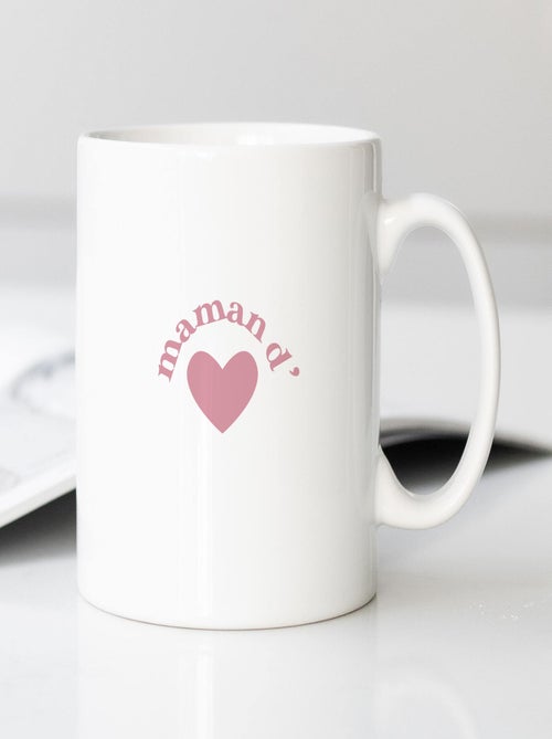Mug MAMAN D'AMOUR CŒUR - Kiabi
