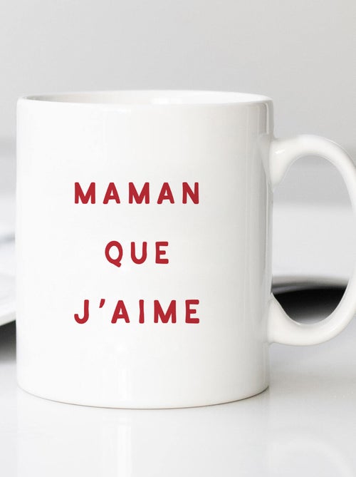 Mug MAMAN QUE J'AIME 2 WAF - Kiabi