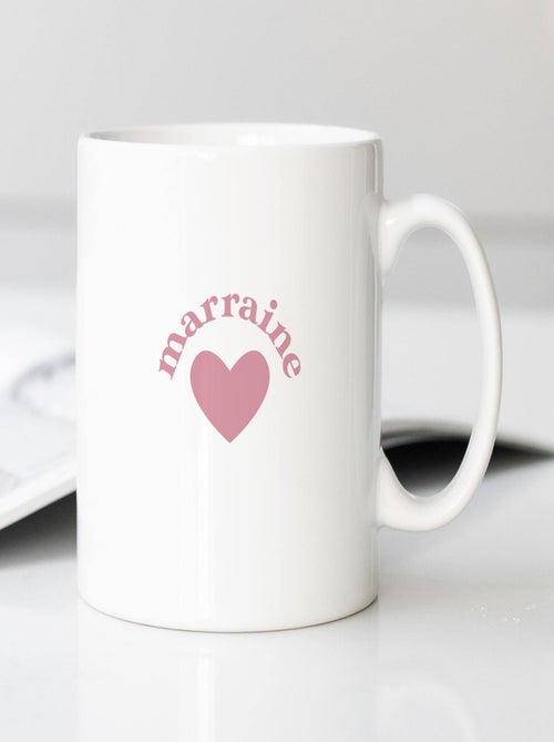 Mug MARRAINE D'AMOUR CŒUR - Kiabi