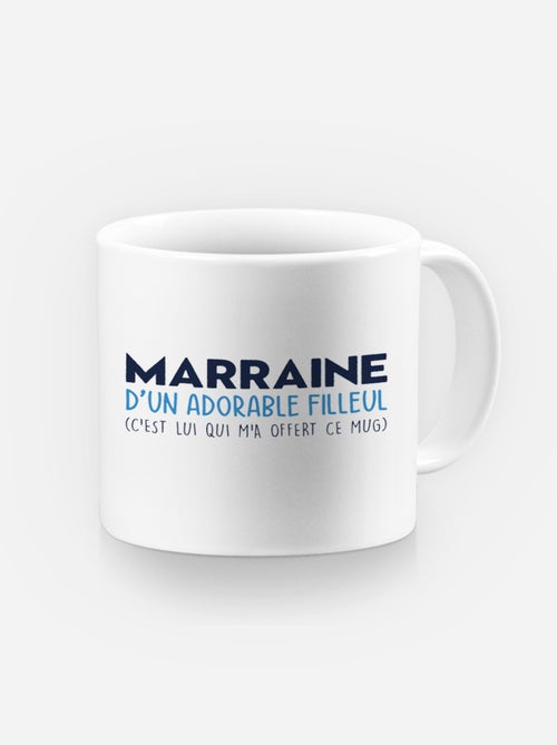 Mug MARRAINE D'UN ADORABLE FILLEUL - Kiabi