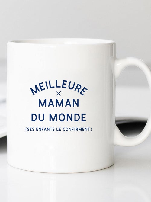 Mug MEILLEURE MAMAN DU MONDE (SES ENFANTS LE CONFIRMENT) 2 WAF - Kiabi