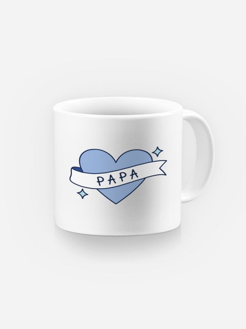 Mug PAPA COEUR RUBAN - Kiabi