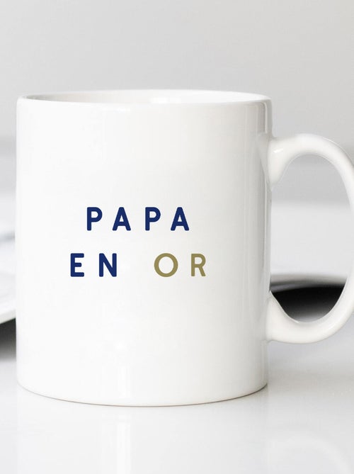 Mug PAPA EN OR 2 WAF - Kiabi