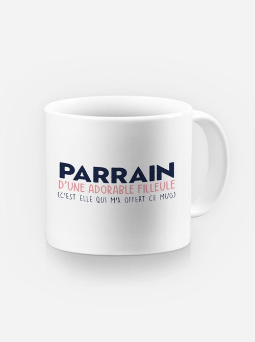 Mug PARRAIN D'UNE ADORABLE FILLEULE - Kiabi
