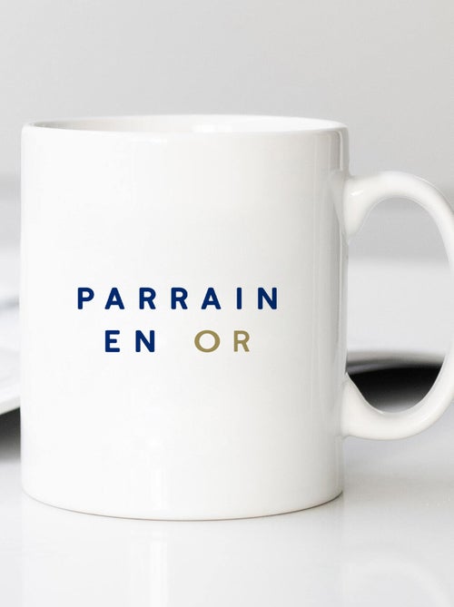 Mug PARRAIN EN OR 2 WAF - Kiabi