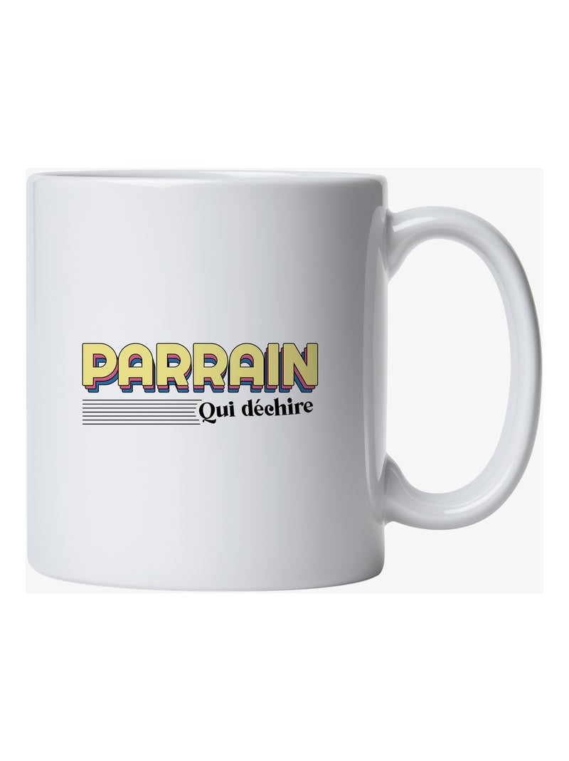 Mug PARRAIN QUI DÉCHIRE 3 Blanc - Kiabi