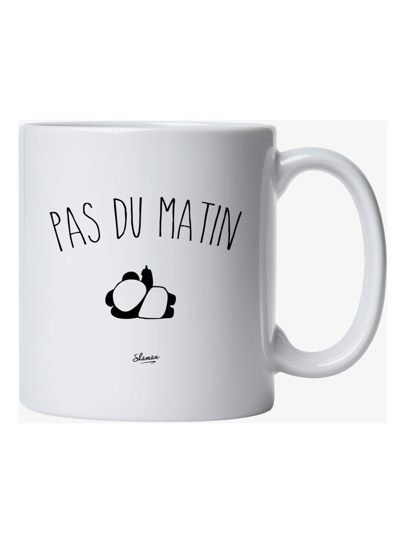 Mug PAS DU MATIN Blanc - Kiabi