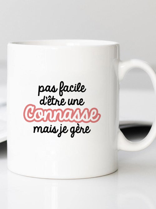 Mug PAS FACILE D'ÊTRE UNE CONNASSE MAIS JE GÈRE - Kiabi