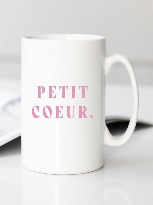 Mug PETIT COEUR ROSE WAF - Kiabi